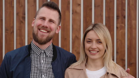 happy couple portrait