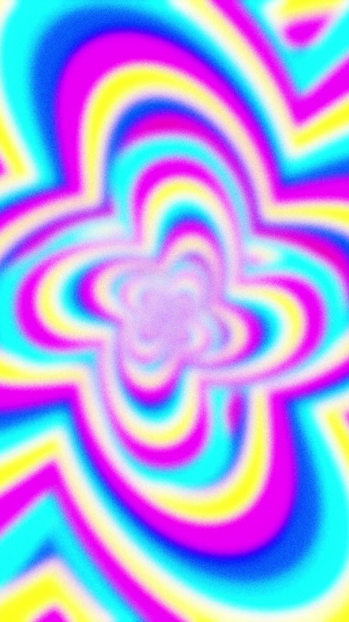 Motion Graphic of Psychedelic groovy background