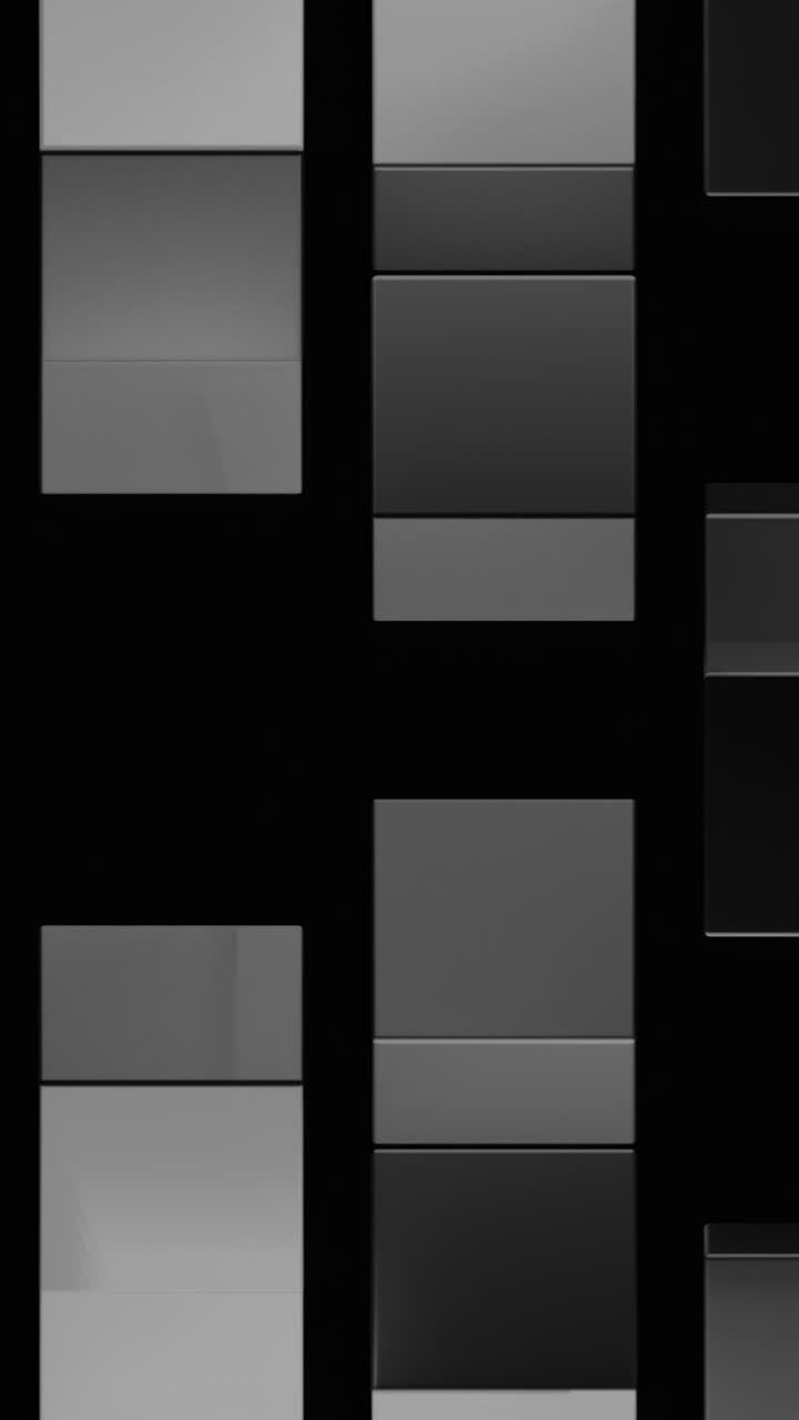 Abstract Gray and Black Window Pattern