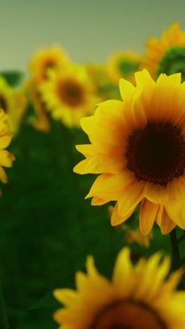 sunflowers in a field