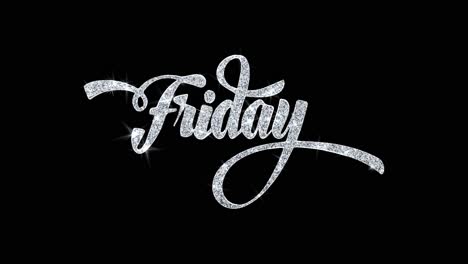 friday sparkle text