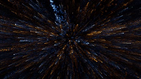 particles blue orange event game trailer titles cinematic concert stage background loop