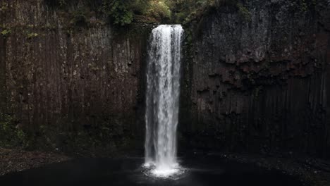 basalt column waterfall 4k subtly graded