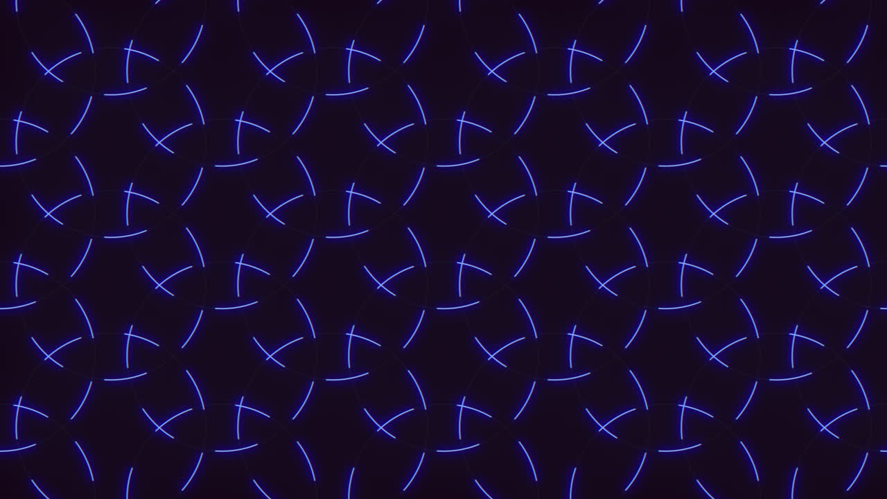 Stylish blue wallpaper creates modern intricate pattern