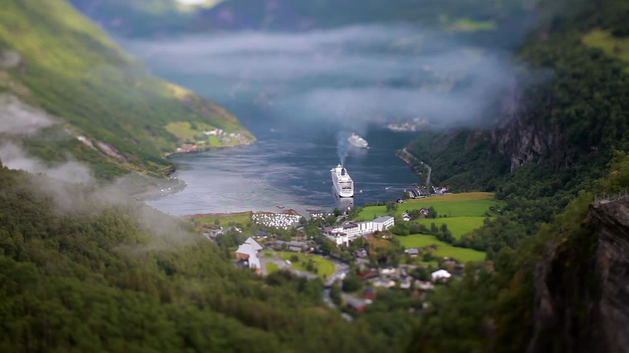 el fiordo de geiranger, noruega.