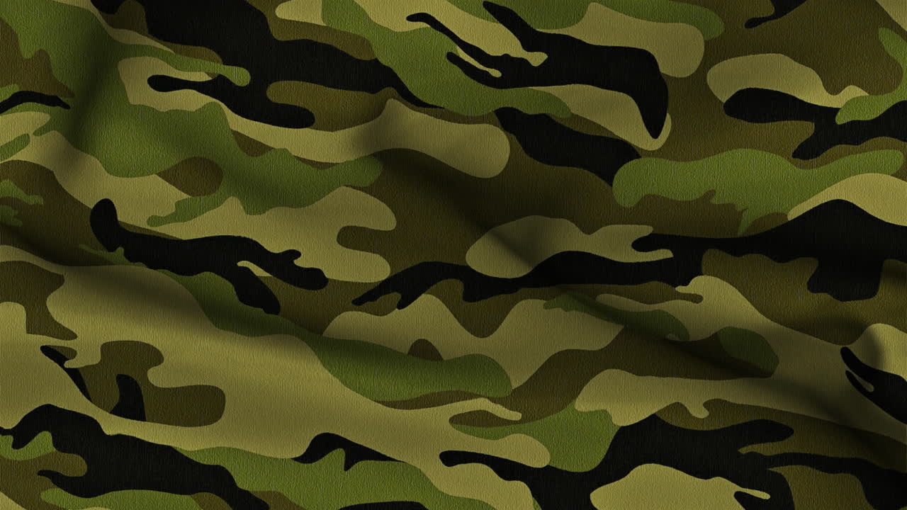 fondo verde militar de animación