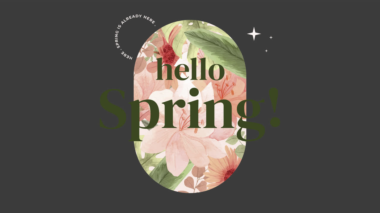 Floral Spring Graphic Design