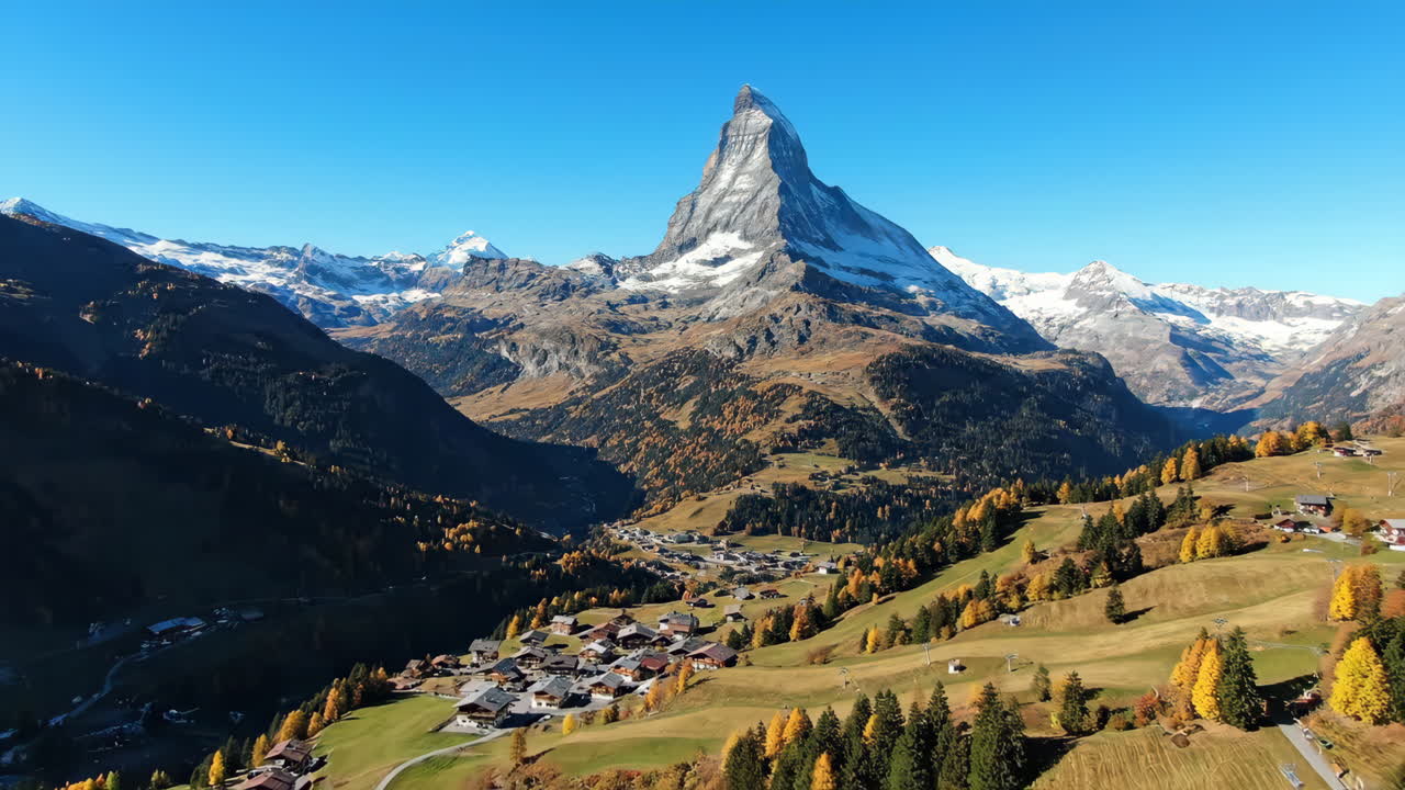 Matterhorn Mountain Landscape in Zermatt, Switzerland