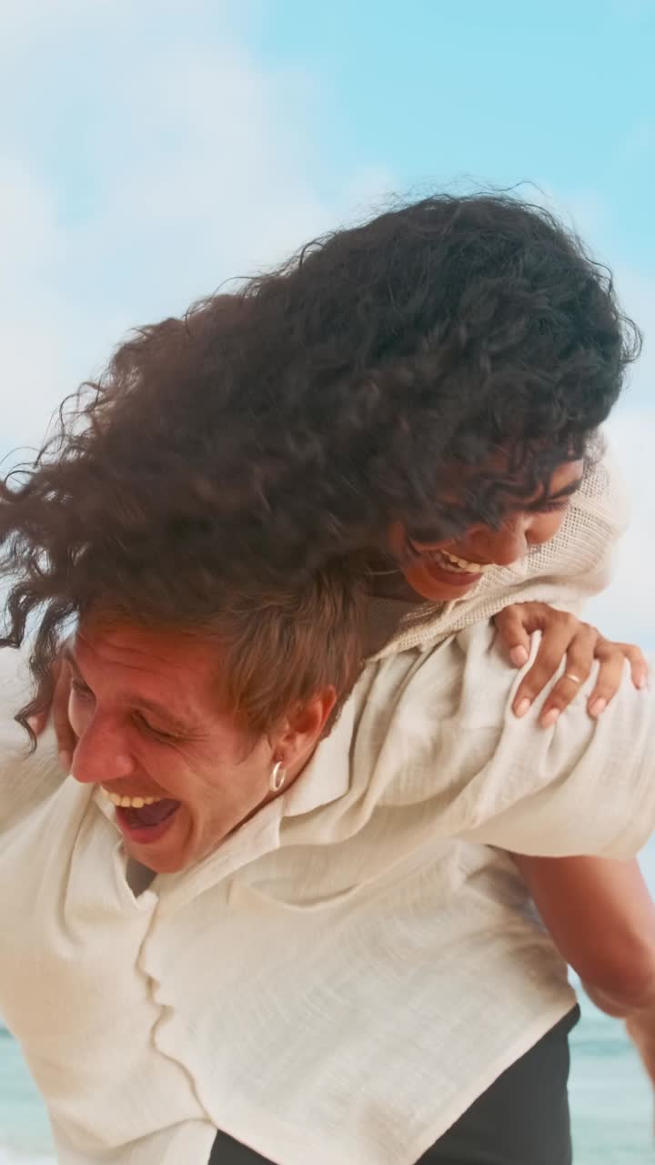 Enjoying a joyful beach day with friends under the sun