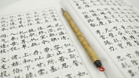 千字の古典 - 漢詩 - 本の表紙 千字文の本で中国語を練習