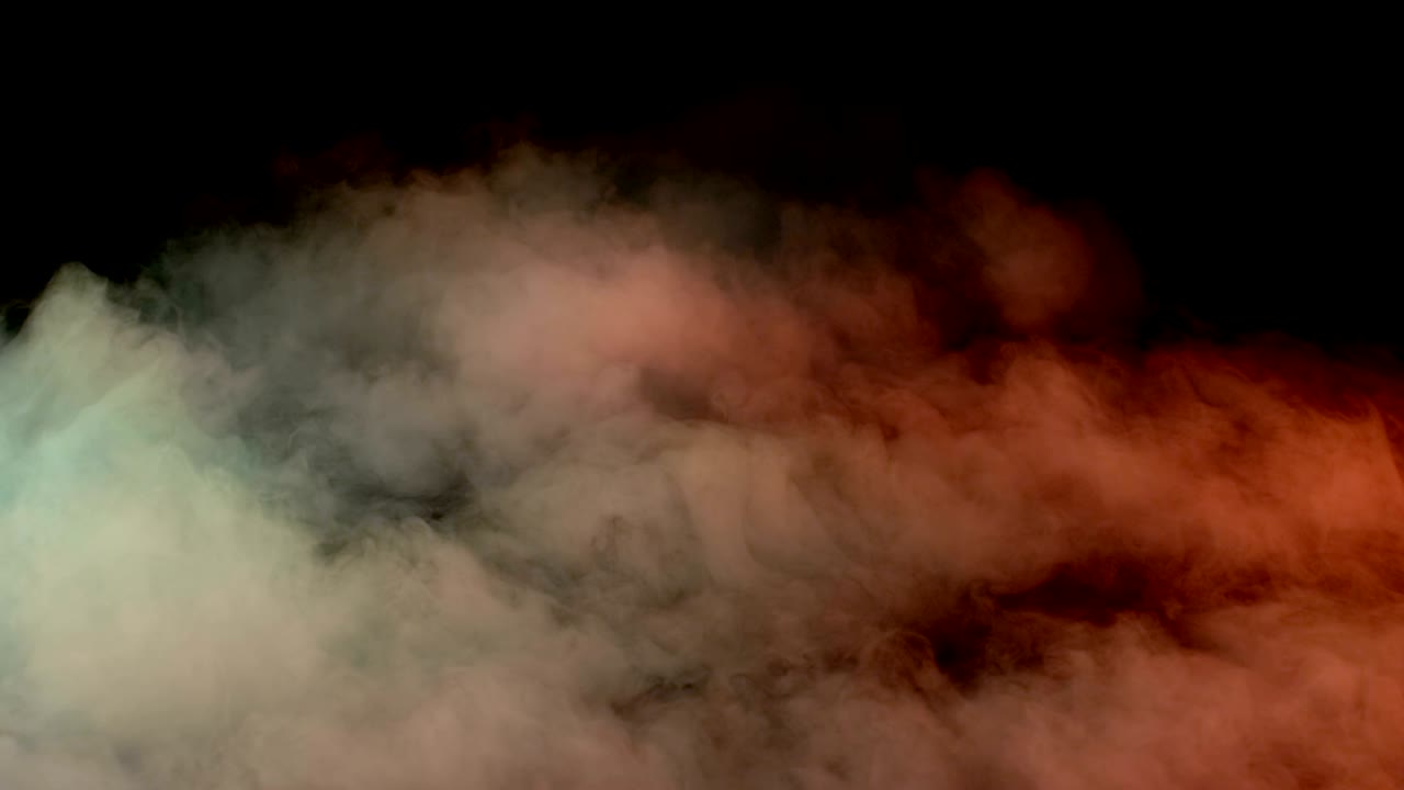 nubes de humo de hielo seco realista