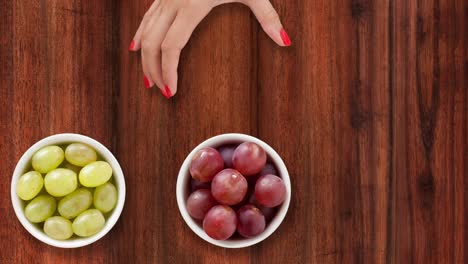 offering grapes