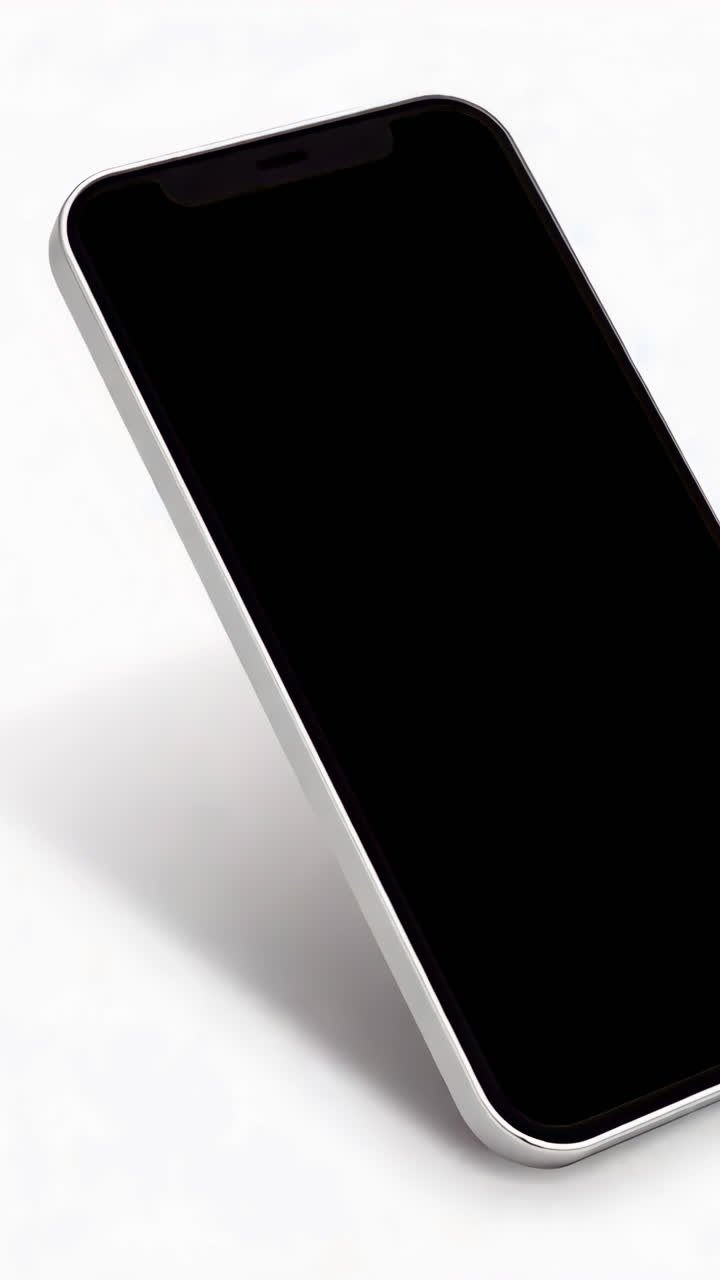 Mobile phone screen schowcase live mockup, animated overlay, transparent 4K video, alpha channel