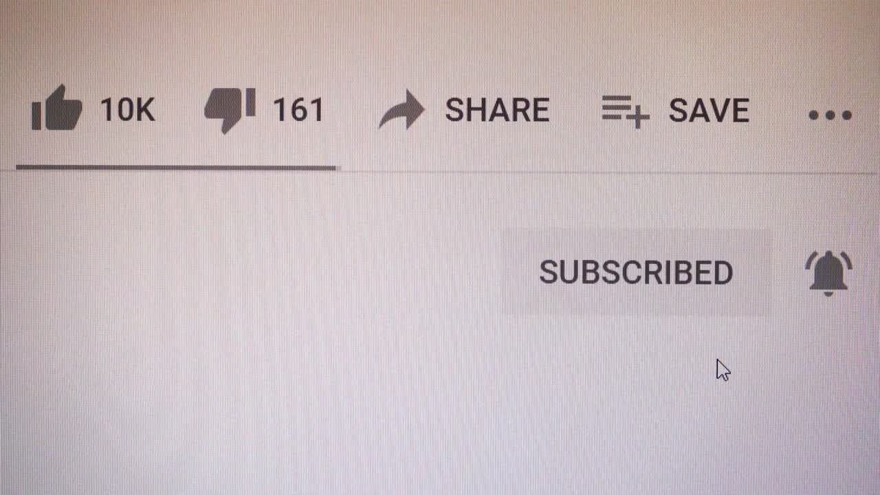 haciendo clic en el botón de suscripción y la campana en youtube grabado desde la pantalla