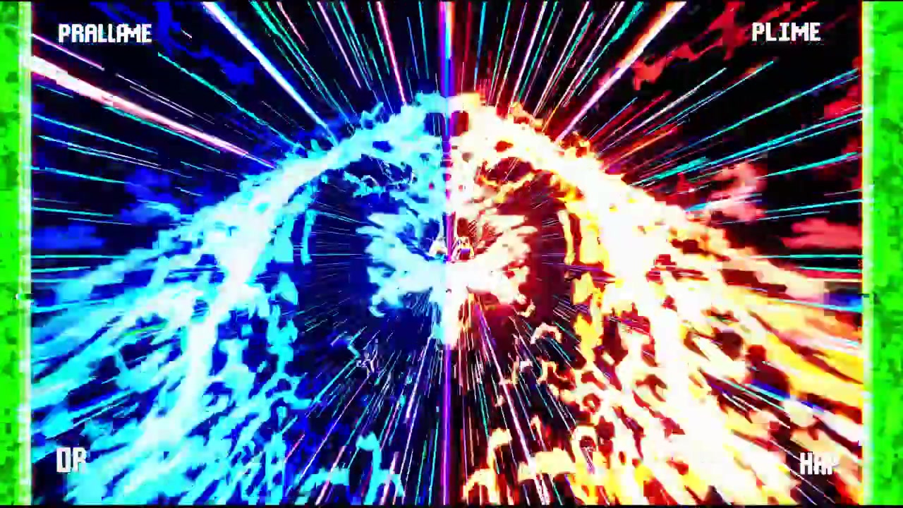 Abstrakt hyperrum-warp-tunnel med levende neon lyseffekter
