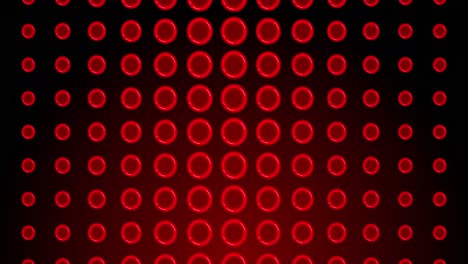 Animation-of-red-circles-appearing-on-dark-red-background