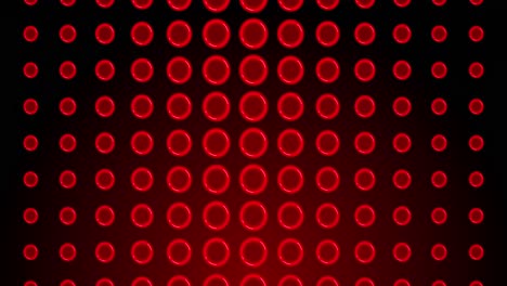 Animation of red circles appearing on dark red background
