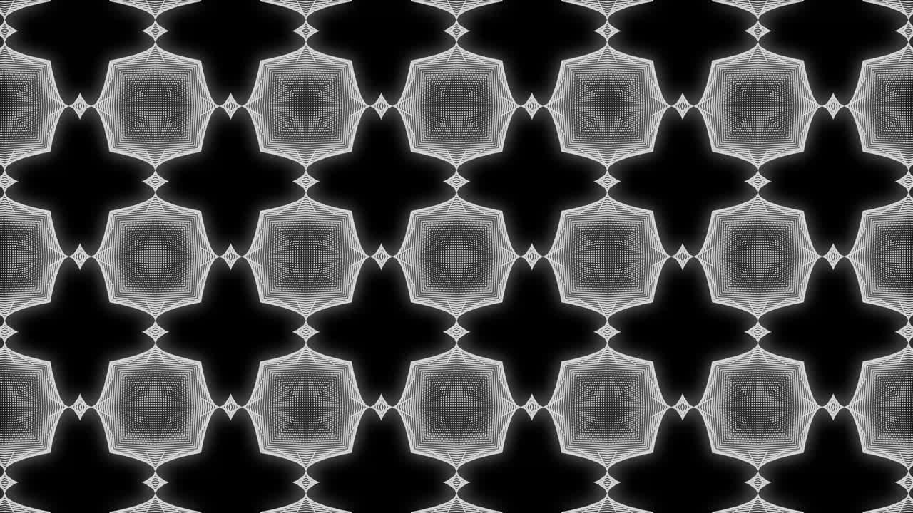 patrón de color blanco diseño gótico animación gráficos de movimiento