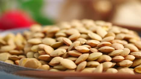 pile of lentils in a bowl