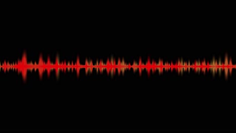 animated vibration wave signal for video overlay