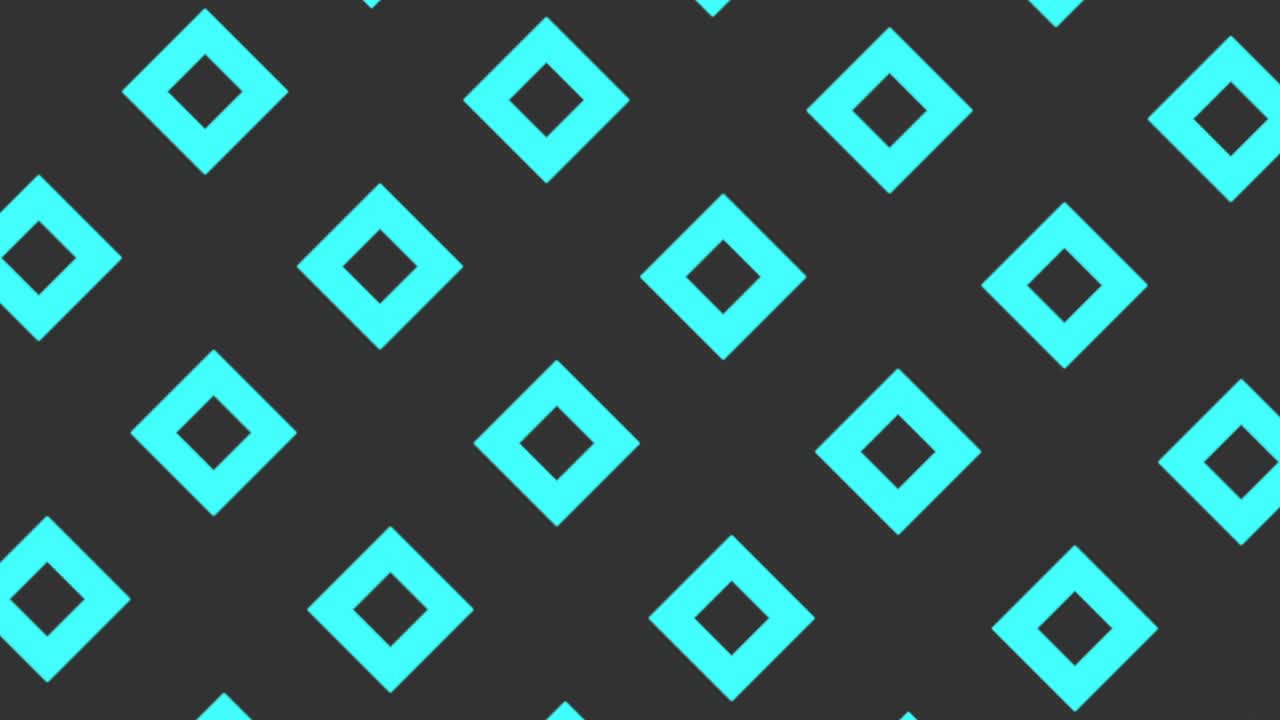 patrón de cuadrados azules en color negro