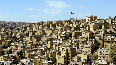 amman, jordania, vista del paisaje de la ciudad