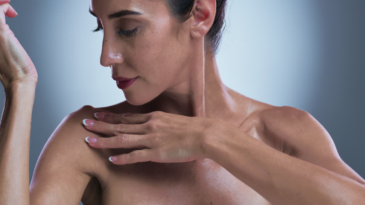 Close up of a woman's skin