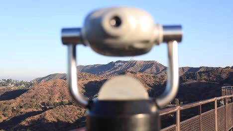 video de foco de enfoque de letrero de hollywood