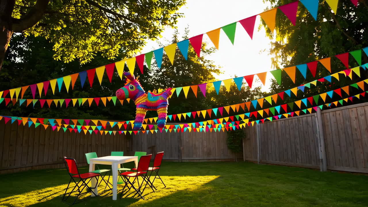 Colorful Garden Fiesta Party