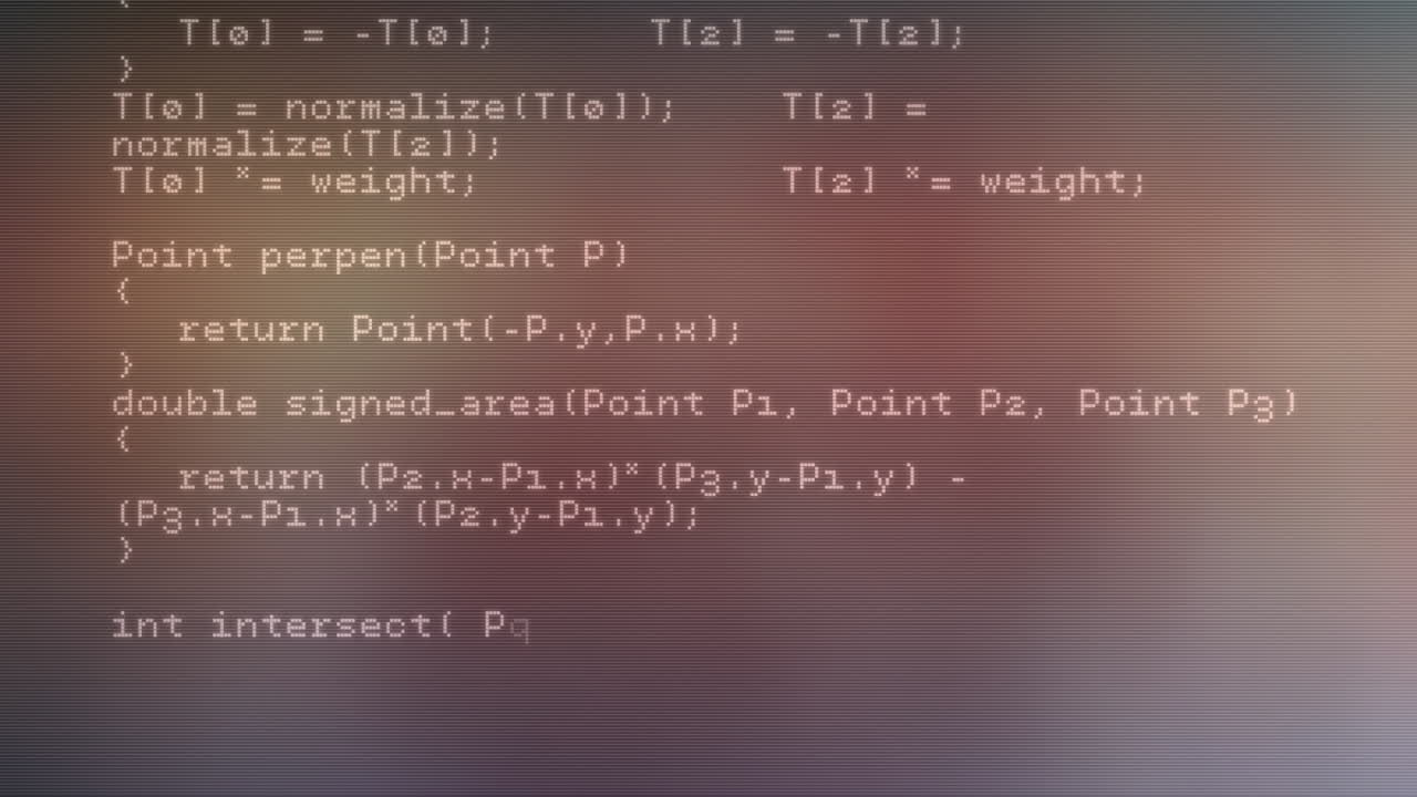 Animation of computer data processing