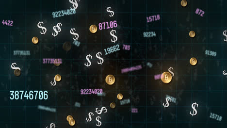 animation of financial data processing