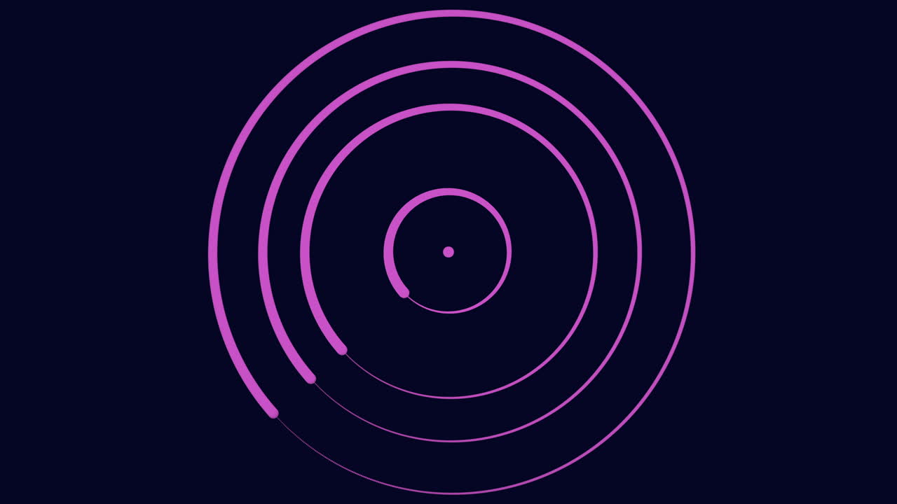 현대적 인 녹색 윤 을 가진 원형 패턴