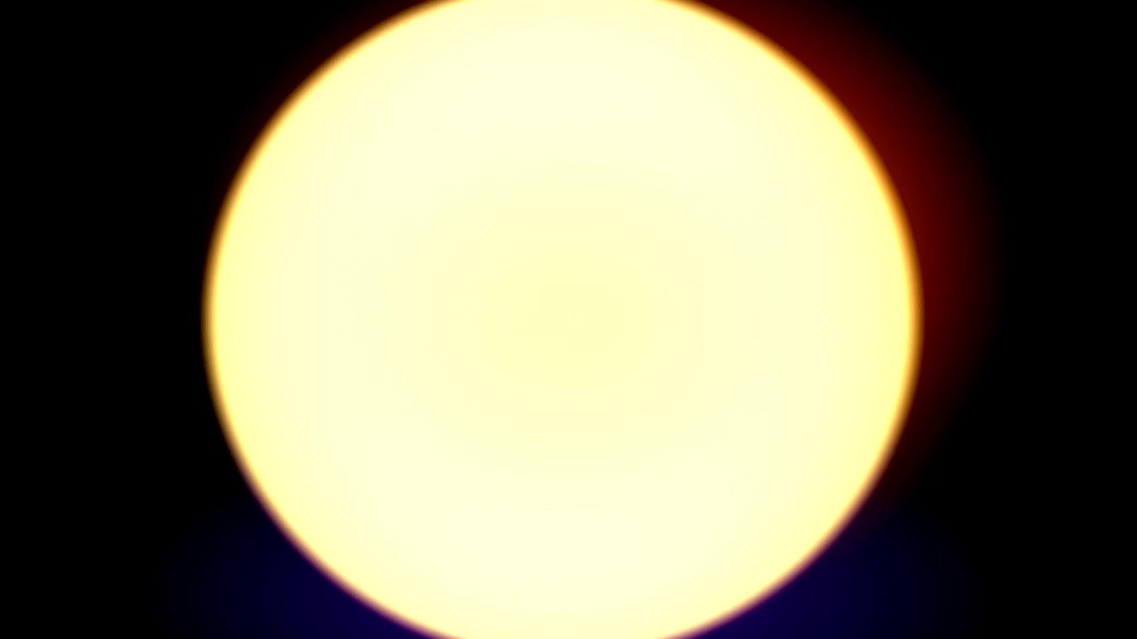 Abstract Motion Background with Glowing Light Orb