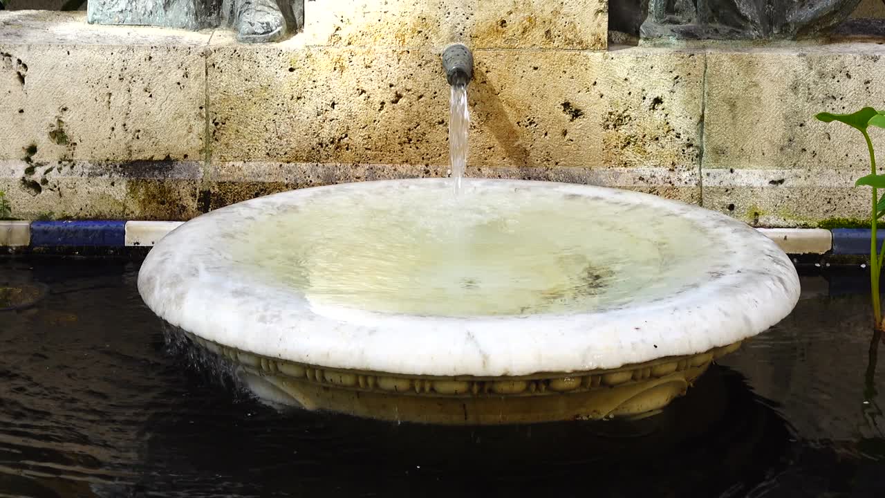 La fuente en el patio de la casa-museo de Sorolla. La casa fue construida entre 1909 y 1910.