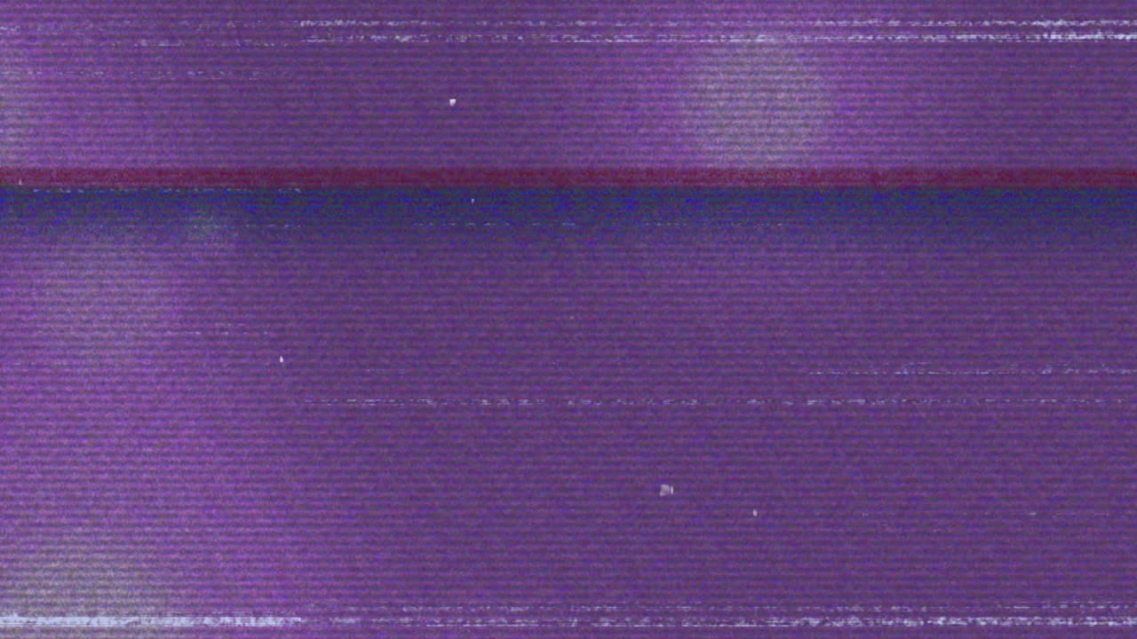 Animation of interference over glowing spots on purple background