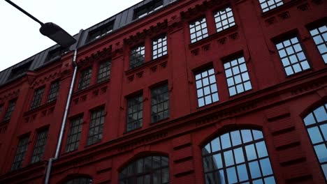 red brick building facade