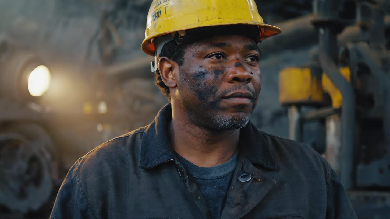 Portrait of a miner