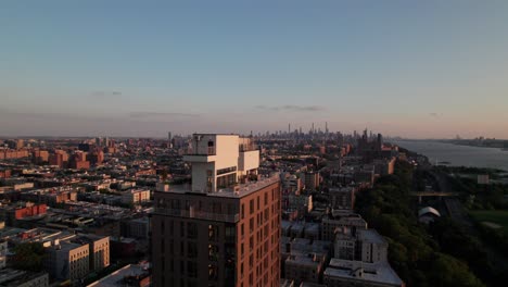 360-aerial-of-luxury-skyscraper-condominium-in-NYC