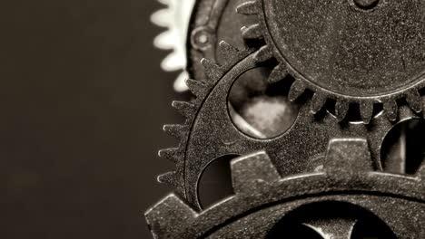 abstract grunge dirty and rusty clock gears industrial and business concept