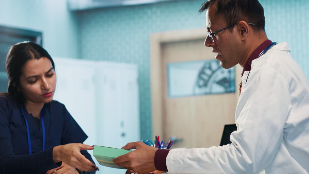 Medical Professionals in a Clinic Setting
