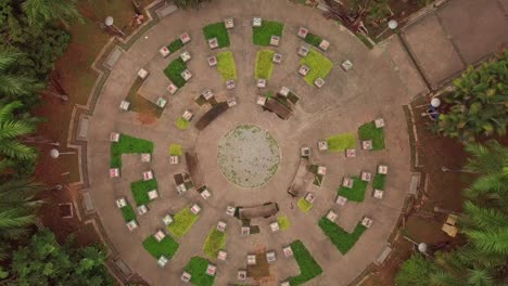 aerial view of commonwealth park (bukit komanwel) at bukit jalil