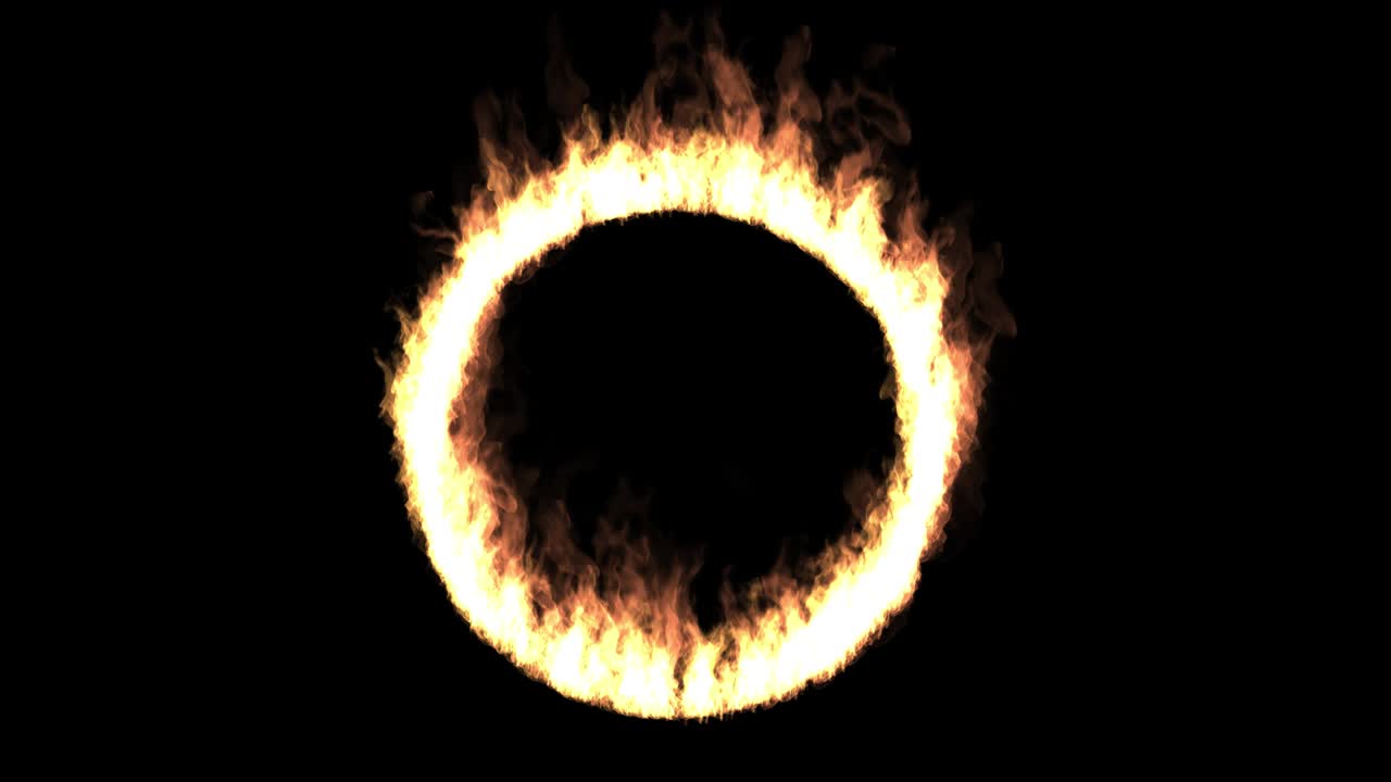 Flame of the ring of graphics
