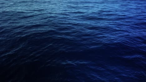 calm waves and water in beautiful shades of blue