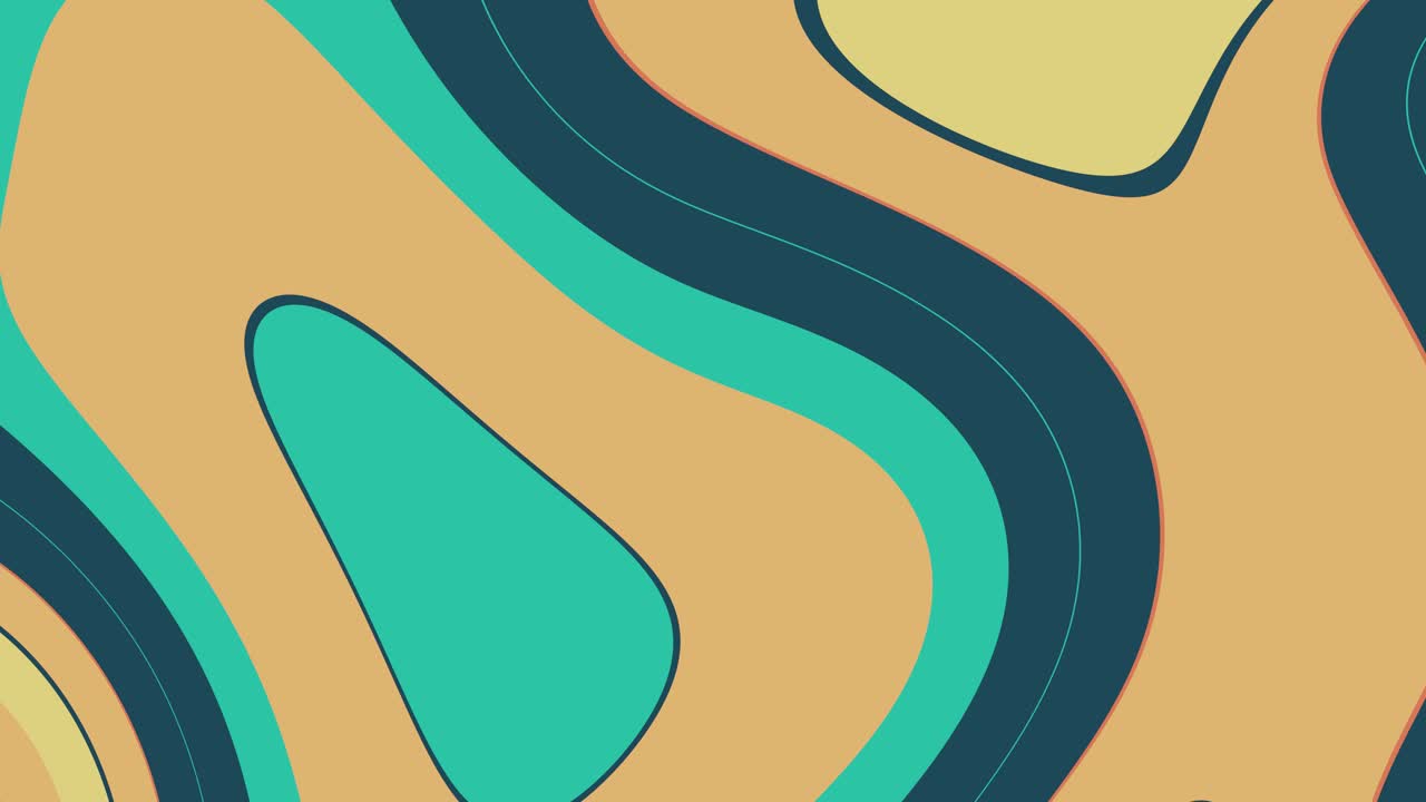 Dynamic Abstract Background with Swirling Colorful Shapes