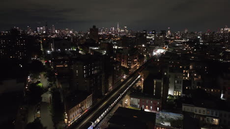 shot at night during the summer of 2024 in bushwick, brooklyn