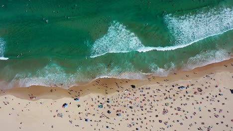 sydney - bondi beach sideways flight