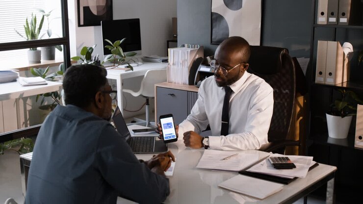 Business Meeting in Office