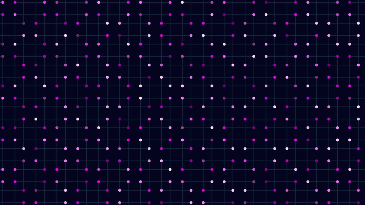 어두운 배경에 녹색 점의 대칭 격자