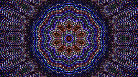 beautiful abstract kaleidoscope that shines, a radiant light that regulates the subtle movements