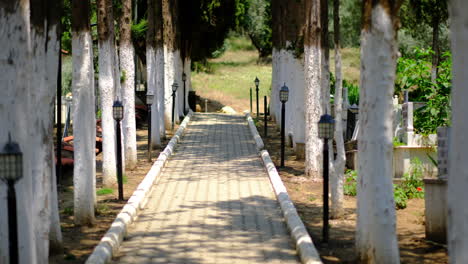 el cementerio en birgi en cámara lenta